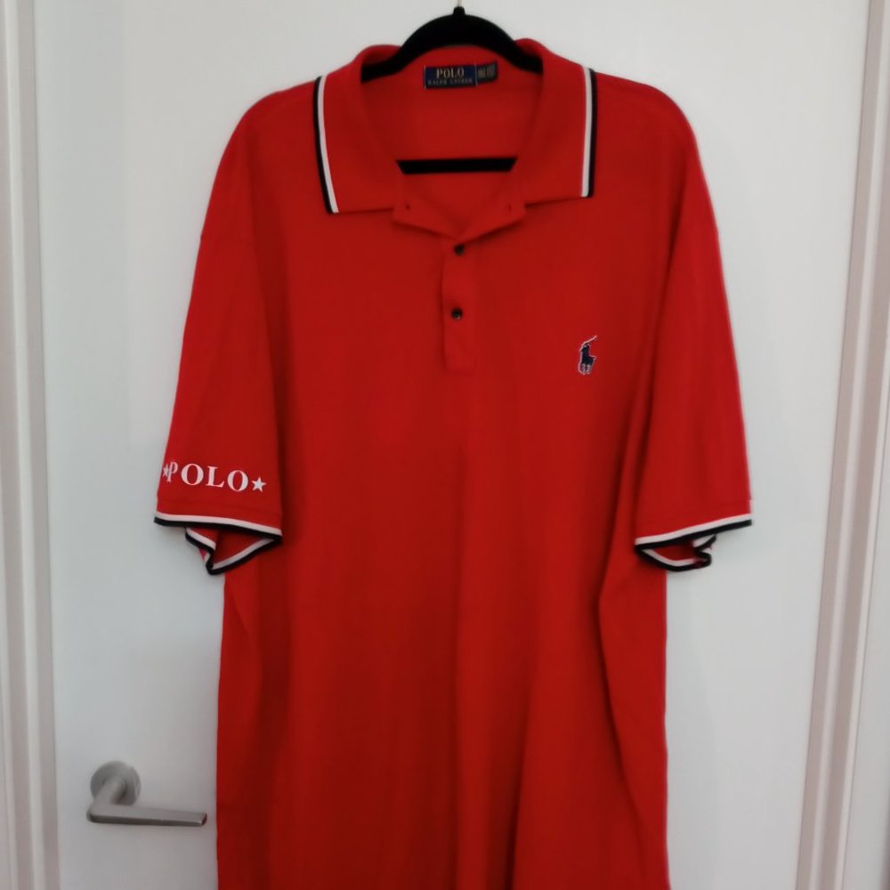 Polo Ralph Lauren Men's Shirt 2XLT 2TGL Red